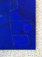 Load image into Gallery viewer, William McLure Cobalt Abstract Painting