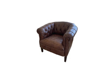 Load image into Gallery viewer, Leather Club Chair