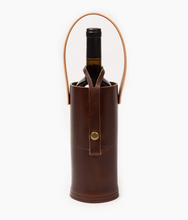 Load image into Gallery viewer, Leather Wine Tote